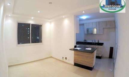 Apartamento com 2 dormitórios para alugar, 44 m² por R$ 2.037,00/mês - Cocaia - Guarulhos/SP