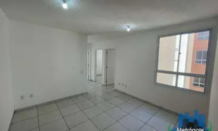 Apartamento com 2 dormitórios para alugar, 49 m² por R$ 1.421,81/mês - Jardim São Domingos - Guarulhos/SP