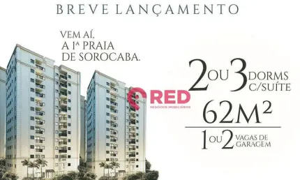 Apartamento com 3 dormitórios à venda, 62 m² por R$ 343.000,00 - Trujillo - Sorocaba/SP
