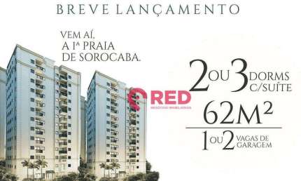 Apartamento com 3 dormitórios à venda, 62 m² por R$ 369.000,00 - Trujillo - Sorocaba/SP