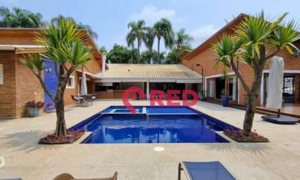 Casa com 4 dormitórios à venda, 747 m² por R$ 7.150.000,00 - Condomínio Lago Azul - Araçoiaba da Serra/SP