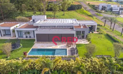Casa com 5 quartos à venda, 557 m² por r$ 9.800.000 - condomínio terras de são josé ii - itu/sp
