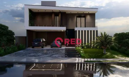 Sobrado com 4 dormitórios à venda, 355 m² por r$ 3.480.000,00 - alphaville nova esplanada - votorantim/sp