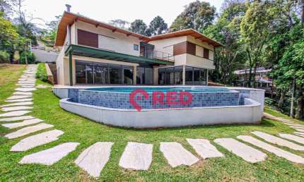 Casa com 5 quartos, 536 m² - venda por R$ 6.500.000 ou aluguel por R$ 23.000/mês - Condomínio Porto de Ibiúna - Ibiúna/SP