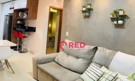 Apartamento com 2 dormitórios à venda, 52 m² por r$ 240.000,00 - caguaçu - sorocaba/sp