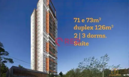 Apartamento com 2 dormitórios à venda, 73 m² por r$ 632.560,00 - edifício concetto campolim - sorocaba/sp