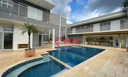 Casa com 5 quartos - venda por R$ 6.900.000 ou aluguel por R$ 25.000/mês - Colinas do Mosteiro de Itaici - Indaiatuba/SP