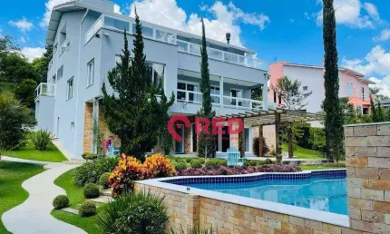 Sobrado com 5 quartos à venda, 500 m² por r$ 3.000.000 - condomínio jardim das palmeiras - bragança paulista/sp