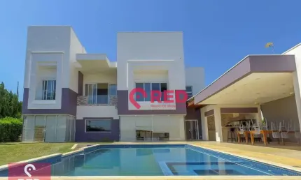 Sobrado com 4 quartos, 550 m² - venda por R$ 7.950.000 ou aluguel por R$ 21.700/mês - Condomínio Lago Azul - Araçoiaba da Serra/SP