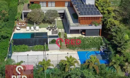 Sobrado com 6 dormitórios à venda, 887 m² por r$ 18.500.000,00 - condomínio terras de são josé ii - itu/sp