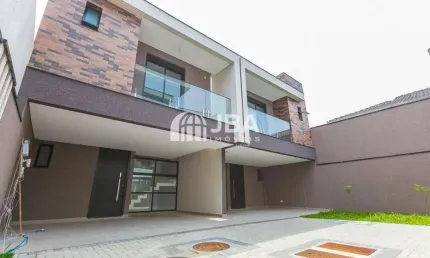 Casa em condomínio fechado com 3 quartos à venda na Rua Vereador Augusto Staben, 333, Bacacheri, Curitiba, 155 m2 por R$ 1.075.000