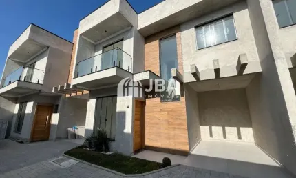Casa em condomínio fechado com 3 quartos à venda na pedro frederico voluz, 22, pinheirinho, curitiba, 106 m2 por r$ 620.000