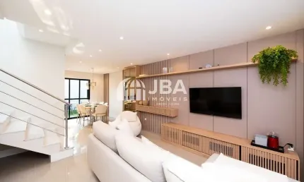 Casa em condomínio fechado com 3 quartos à venda na rua júlio wischral, 753, uberaba, curitiba, 91 m2 por r$ 718.940