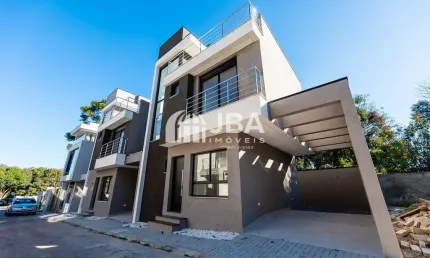 Casa em condomínio fechado com 3 quartos à venda na Rua Jaboticabas, 78, Uberaba, Curitiba, 107 m2 por R$ 750.000