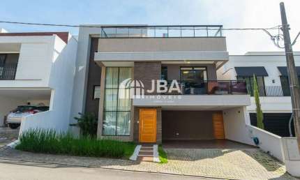 Casa em condomínio fechado com 3 quartos à venda na Rua Theodoro Makiolka, 1720, Santa Cândida, Curitiba, 200 m2 por R$ 1.690.000