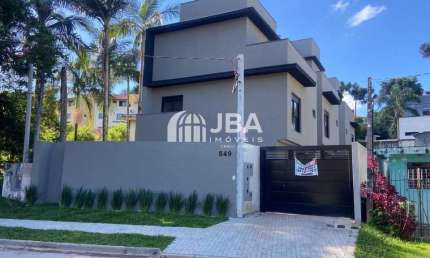 Casa em condomínio fechado com 3 quartos à venda na Rua Doutor Carlos de Paula Soares, 849, Mercês, Curitiba, 122 m2 por R$ 953.000