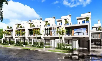 Casa em condomínio fechado com 3 quartos à venda na Rua Serafim Lucca, 394, São Braz, Curitiba, 157 m2 por R$ 1.200.000