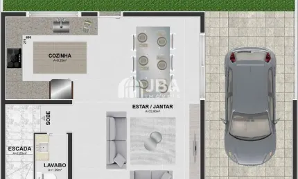 Casa em condomínio fechado com 3 quartos à venda na rua luiz delfino, 268, portão, curitiba, 120 m2 por r$ 749.900