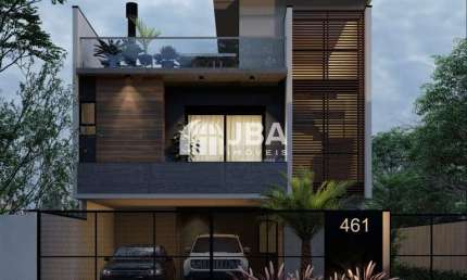 Casa em condomínio fechado com 3 quartos à venda na Rua Santo Amaro, 461, Água Verde, Curitiba, 147 m2 por R$ 1.093.054