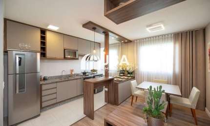 Apartamento com 1 quarto à venda na Rua José Kleina, 1500, Planta Almirante, Almirante Tamandaré, 36 m2 por R$ 214.000