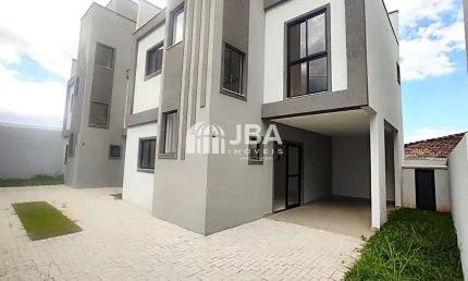 Casa em condomínio fechado com 3 quartos à venda na Rua Estanislau Krowinski, 63, Novo Mundo, Curitiba, 103 m2 por R$ 695.000