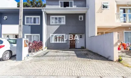 Casa em condomínio fechado com 3 quartos à venda na rua dilermando pereira de almeida, 255, pinheirinho, curitiba, 130 m2 por r$ 699.000