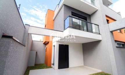 Casa em condomínio fechado com 3 quartos à venda na Rua Bahia, 741, Guaíra, Curitiba, 122 m2 por R$ 649.000