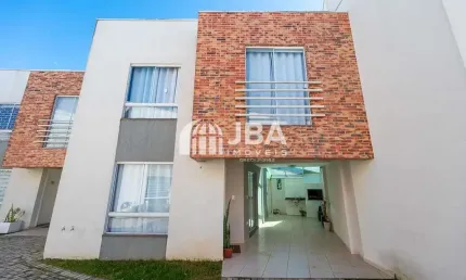 Casa em condomínio fechado com 3 quartos à venda na rua padre dehon, 228, hauer, curitiba, 77 m2 por r$ 619.000