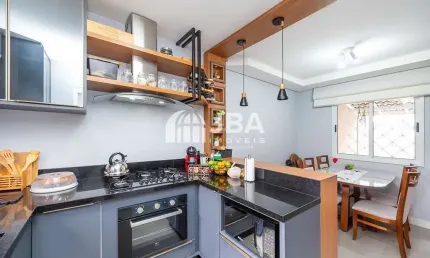 Casa em condomínio fechado com 3 quartos à venda na rua cyrillo merlin, 502, novo mundo, curitiba, 125 m2 por r$ 769.000