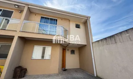 Casa em condomínio fechado com 3 quartos à venda na rua arthur belache, 256, santa felicidade, curitiba, 97 m2 por r$ 595.000