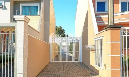 Casa em condomínio fechado com 3 quartos à venda na rua padre dehon, 607, hauer, curitiba, 157 m2 por r$ 629.000