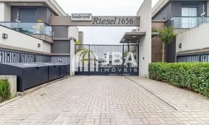 Casa em condomínio fechado com 3 quartos à venda na rua doutor danilo gomes, 1656, boqueirão, curitiba, 133 m2 por r$ 765.000