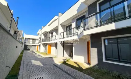 Casa em condomínio fechado com 3 quartos à venda na rua gerônimo muraro, 894, santa felicidade, curitiba, 138 m2 por r$ 860.560