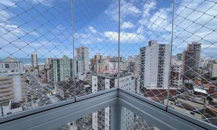 Apartamento com 3 dormitórios à venda, 148 m² por R$ 1.590.000 - Vila Guilhermina - Praia Grande/SP