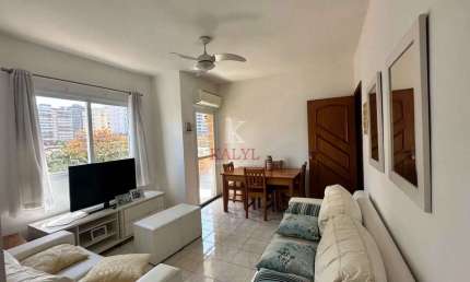 Apartamento com 1 quarto, Guilhermina, Praia Grande - R$ 320 mil, Cod: 8552