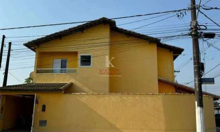 Sobrado com 2 dormitórios à venda, 80 m² por R$ 360.000 - Vila São Jorge - Praia Grande/SP