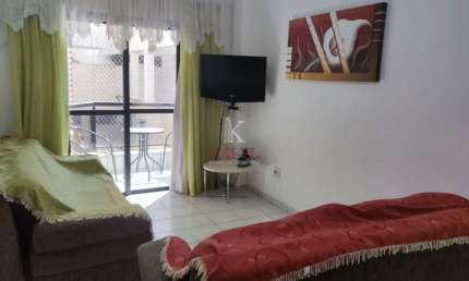 Apartamento com 1 quarto, Guilhermina, Praia Grande - R$ 320 mil, Cod: 8390