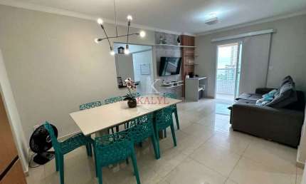 Apartamento com 2 dormitórios à venda, 80 m² por R$ 690.000 - Vila Guilhermina - Praia Grande/SP
