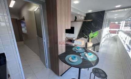 Apartamento com 2 dormitórios à venda, 71 m² por R$ 560.000 - Vila Guilhermina - Praia Grande/SP