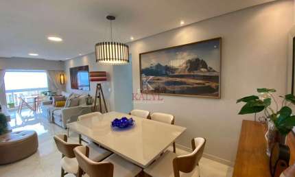Apartamento com 3 dormitórios à venda, 148 m² por R$ 1.850.000,00 - Vila Guilhermina - Praia Grande/SP