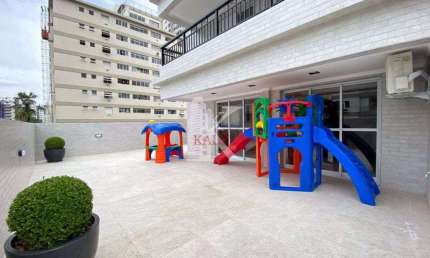 Apartamento com 1 dormitório à venda, 59 m² por R$ 440.000,00 - Guilhermina - Praia Grande/SP