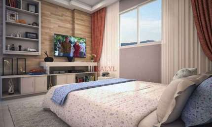 Apartamento com 2 dormitórios à venda, 56 m² por R$ 390.000,00 - Aviação - Praia Grande/SP