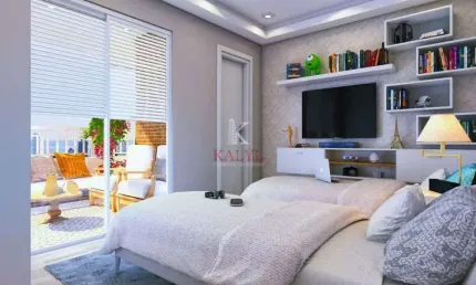 Apartamento com 2 dormitórios à venda, 85 m² por R$ 600.000,00 - Canto do Forte - Praia Grande/SP