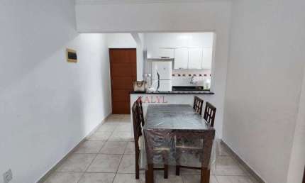 Apartamento com 1 quarto, Guilhermina, Praia Grande - R$ 350 mil, Cod: 8901