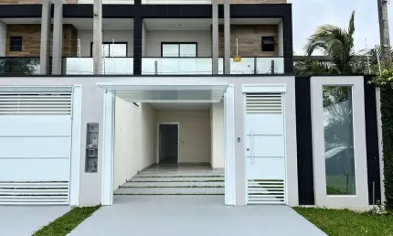 Sobrado Novo com 3 Suítes no Centro de SJP com espaço Gourmet