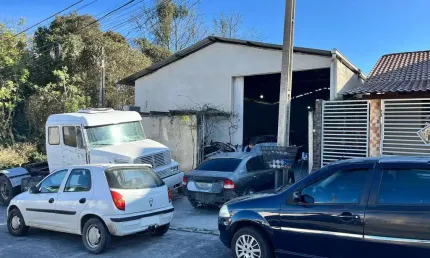 Barracão 170m² com piso reforçado – santo antônio, sjp