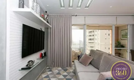 APARTAMENTO ALTO PADRÃO NO TATUAPÉ 3 DORMITÓRIOS SUITE DUAS VAGAS MOBILIADO