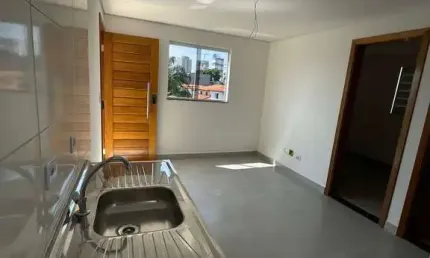 Apartamento novo  com 02 dormitórios na vila guilhermina