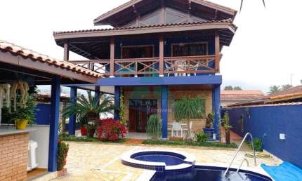 Casa com 4 dorms, Capricórnio I, Caraguatatuba - R$ 2.2 mi, Cod: 244