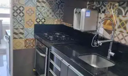 Apartamento novo e moderno com sacada gourmet e 3 dormitórios com suíte